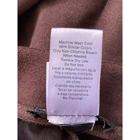 Venus Brown Faux Suede‎ pants silver studs size 10 - Picture 7 of 7